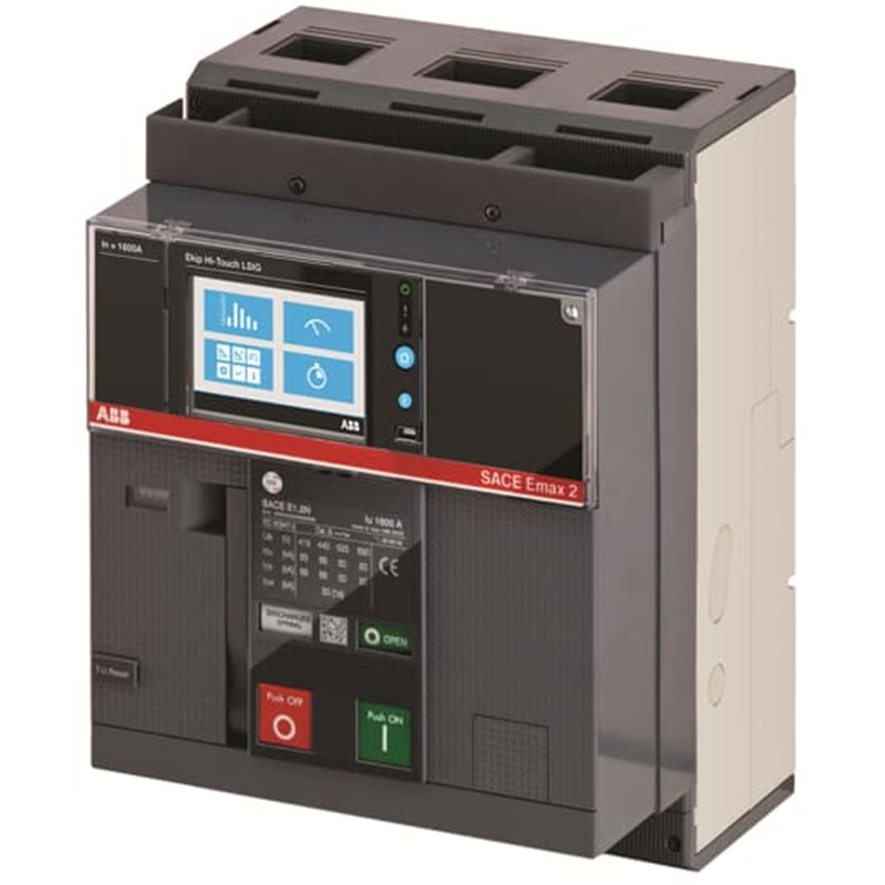 1SDA070864R1 ABB E1.2B 1600 Ekip Touch LI 3p F F