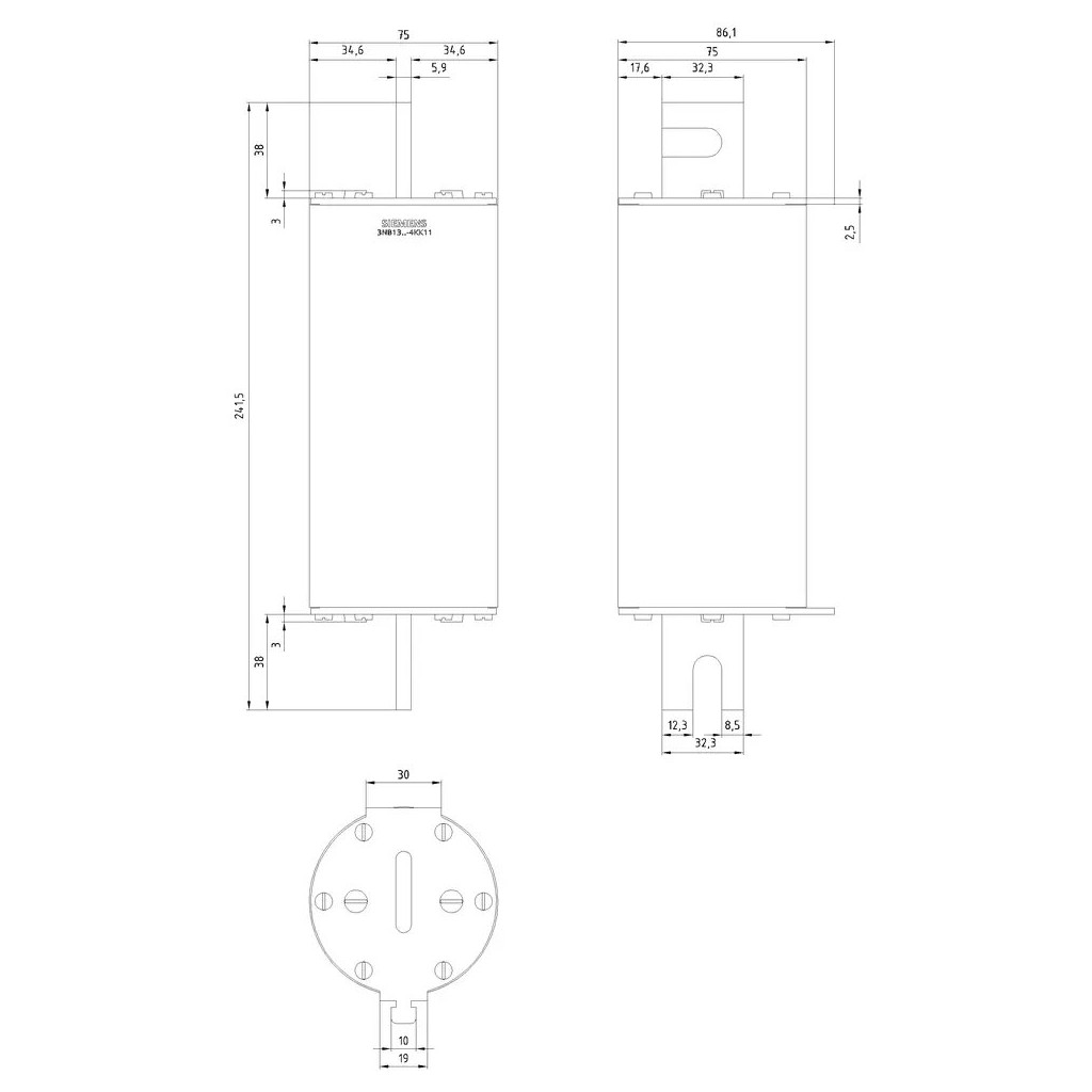 SIEMENS 3NB1336-4KK11 Knife blade fuses