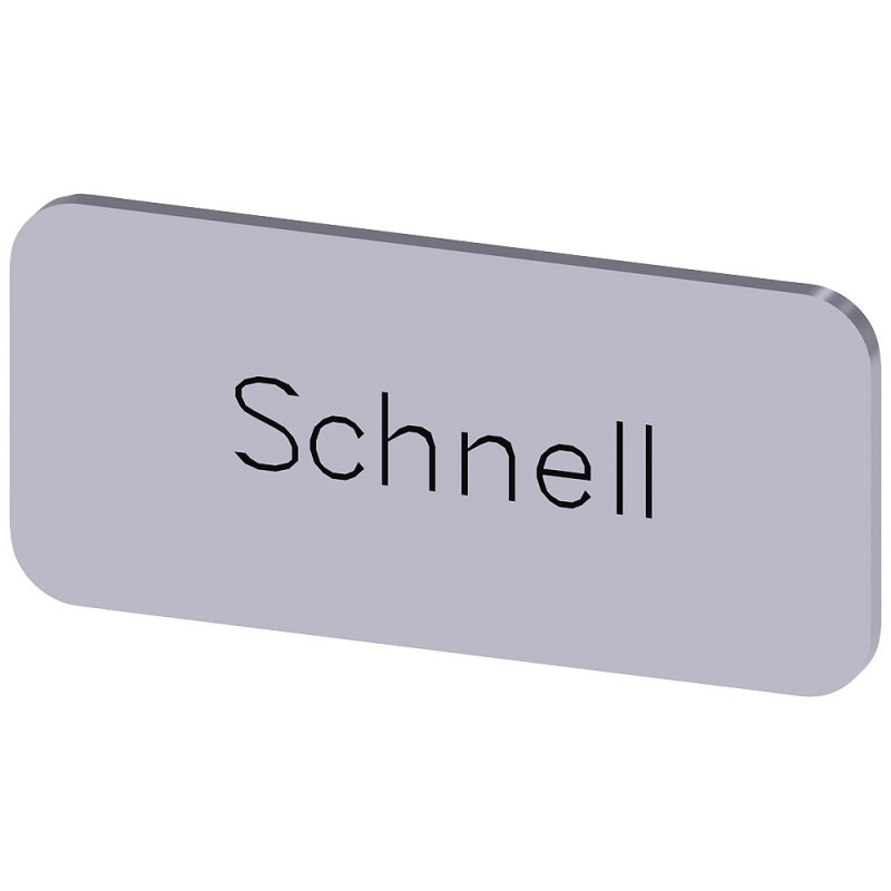 SIEMENS 3SU1900-0AC81-0AM0 Text plates for command devices