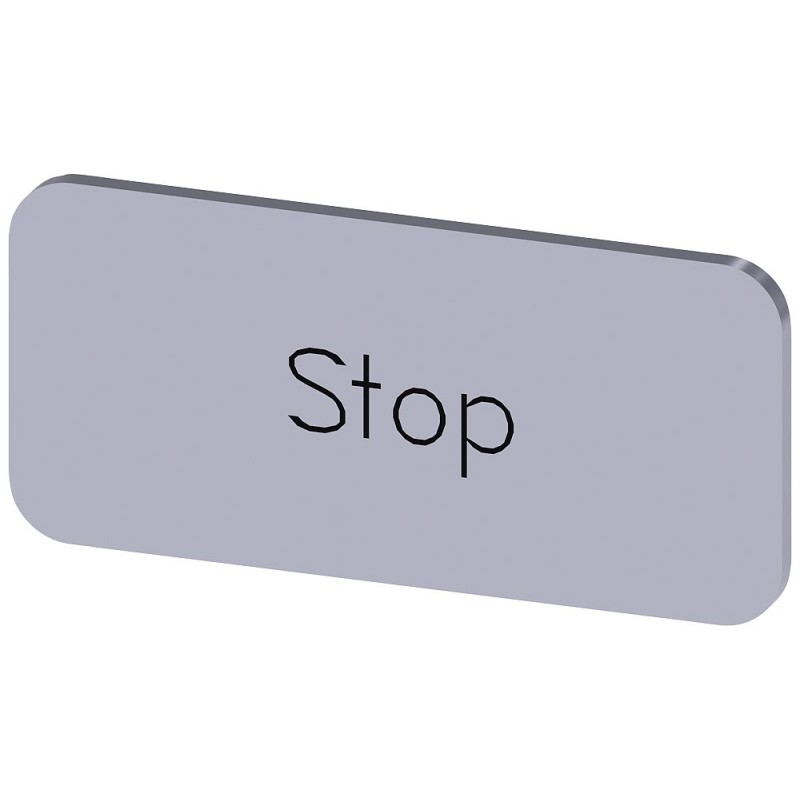 SIEMENS 3SU1900-0AC81-0DS0 Text plates for command devices