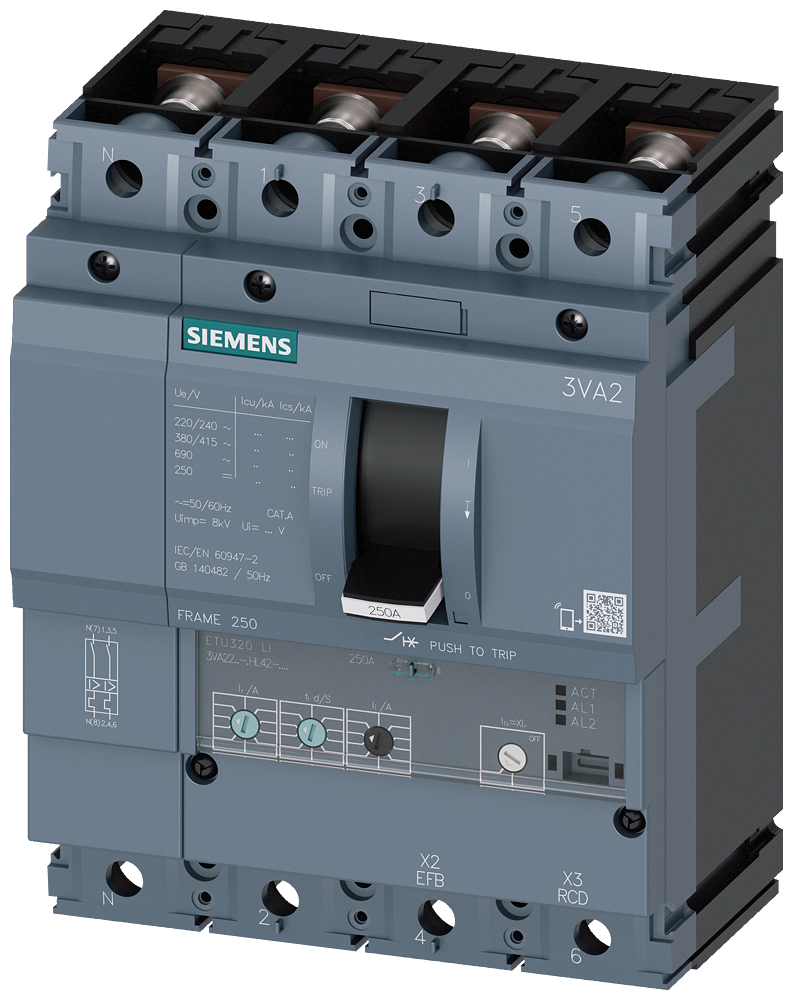 3VA22255HL420AA0 3VA2225-5HL42-0AA0 Siemens