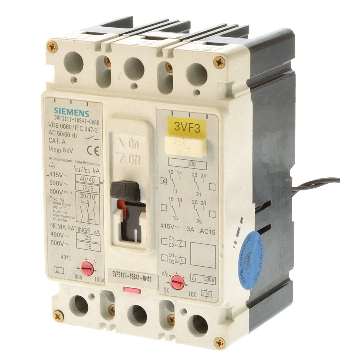 3VF31111BS410AA0 3VF3111-1BS41-0AA0 Siemens