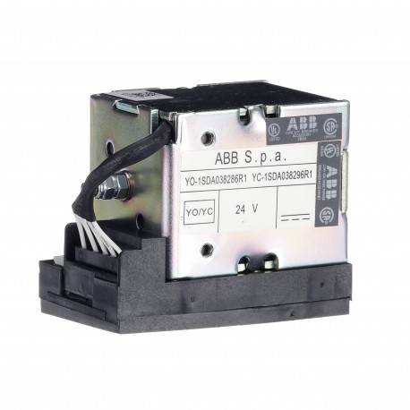 ABB1SDA038286R1 1SDA038286R1 ABB SHUNT OPEN.RELEASE 24V DC E1/6-T8