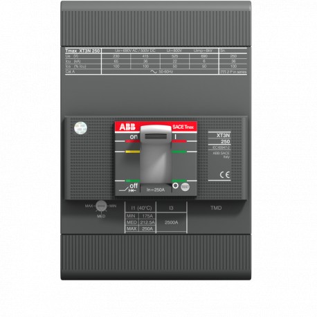 ABB1SDA068059R1 1SDA068059R1 ABB XT3N 250 TMD 250-2500 3p F F