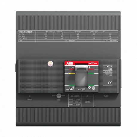 ABB1SDA068066R1 1SDA068066R1 ABB XT3N250 TMD R250 Im2500 4P F F N50%
