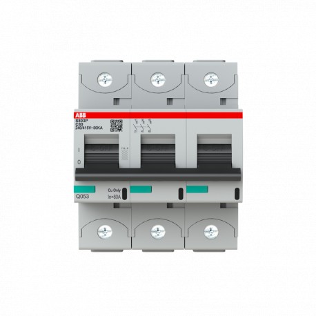 ABB2CCG001232R0001 2CCG001232R0001 ABB Int. aut. S803P-C80 3p 80A C 50kA