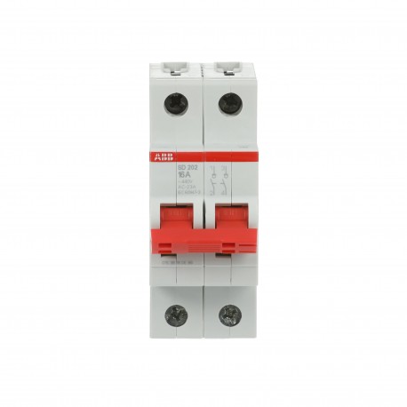 ABB2CDD282101R0016 2CDD282101R0016 ABB SD202/16 Switch Disconnector 2P, 16A