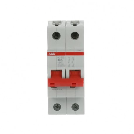 ABB2CDD282101R0040 2CDD282101R0040 ABB SD202/40 Switch Disconnector 2P, 40A