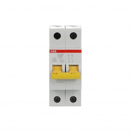 ABB2CDS212066R0204 2CDS212066R0204 ABB Int.aut. SV202-C20 2p 20A C 6kA