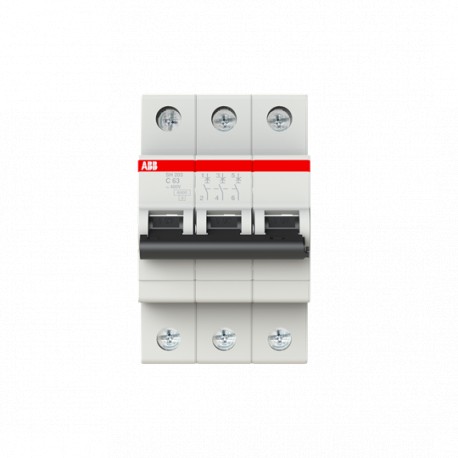 ABB2CDS213001R0634 2CDS213001R0634 ABB Int.aut. SH203-C63 3p 63A C 6kA