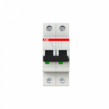 ABB2CDS252001R0324 2CDS252001R0324 ABB Int.aut. S202-C32 2p 32A C 10kA