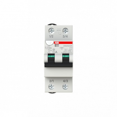 ABB2CSR752140R3104 2CSR752140R3104 ABB I.com.DS202CR 2p C 10A 10kA 300mA