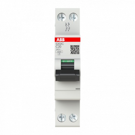 ABB2CSS252420R0204 2CSS252420R0204 ABB Int.aut. S202C-C20 2 20A C 6 kA