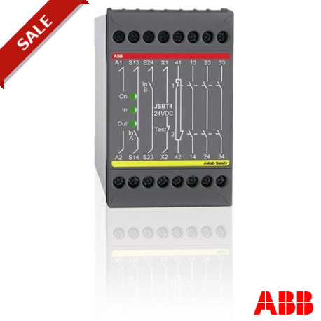 ABB2TLA010004R0000 JSBT4 2TLA010004R0000 ABB JSBT4 24DC Safety relay