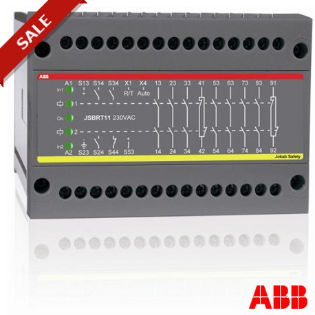ABB2TLA010025R0000 JSBRT11 2TLA010025R0000 ABB JSBRT11 24DC Safety relay