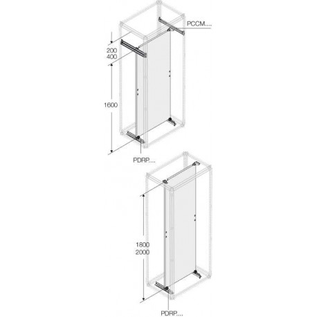 ABBPWRP2060 PWRP2060 ABB Plate mounting H2000+, A600, Sys.p.E power