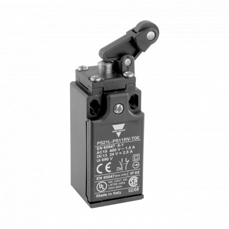 CARPS21LPS11RVT00 PS21L-PS11RV-T00 CARLO GAVAZZI The end of the race with actuator arm on the push button, contacts 1 no + 1 N..