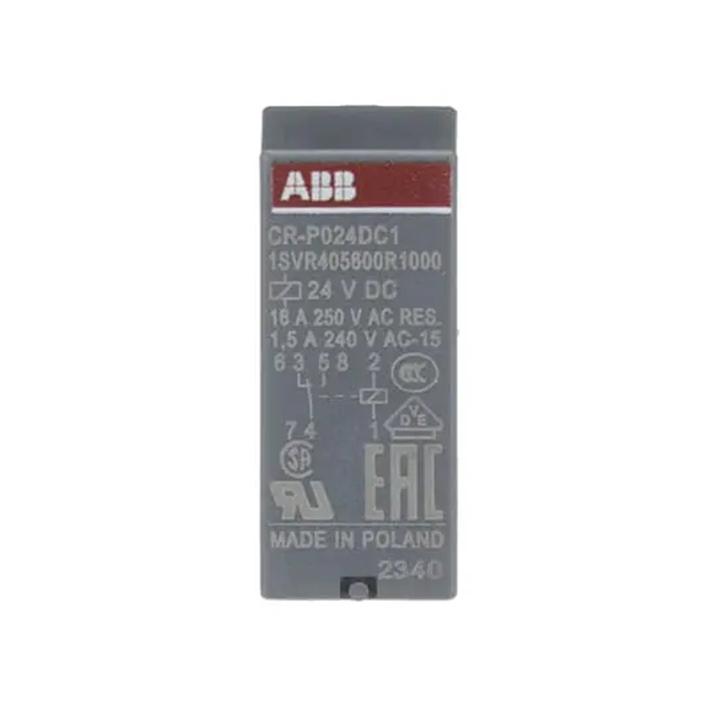ER 512 4 1SVR405600R1000 CR-P024DC1 ABB Pluggable interface relay