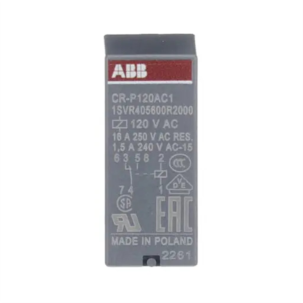 ER 517 3 1SVR405600R2000 CR-P120AC1 ABB Pluggable interface relay