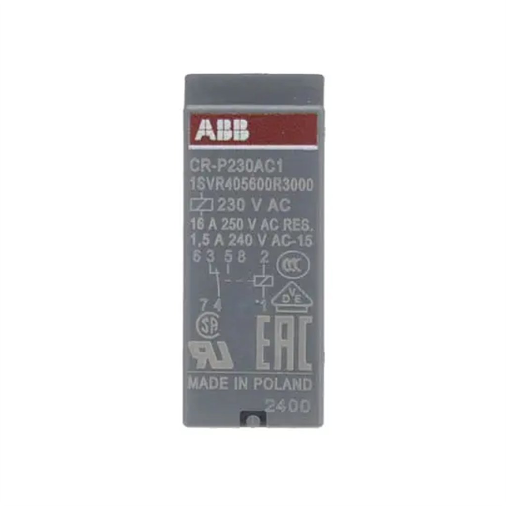ER 518 1 1SVR405600R3000 CR-P230AC1 ABB Pluggable interface relay