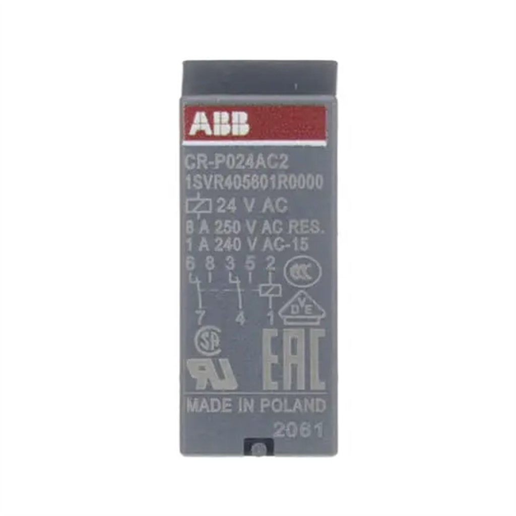 ER 520 7 1SVR405601R0000 CR-P024AC2 ABB Pluggable interface relay