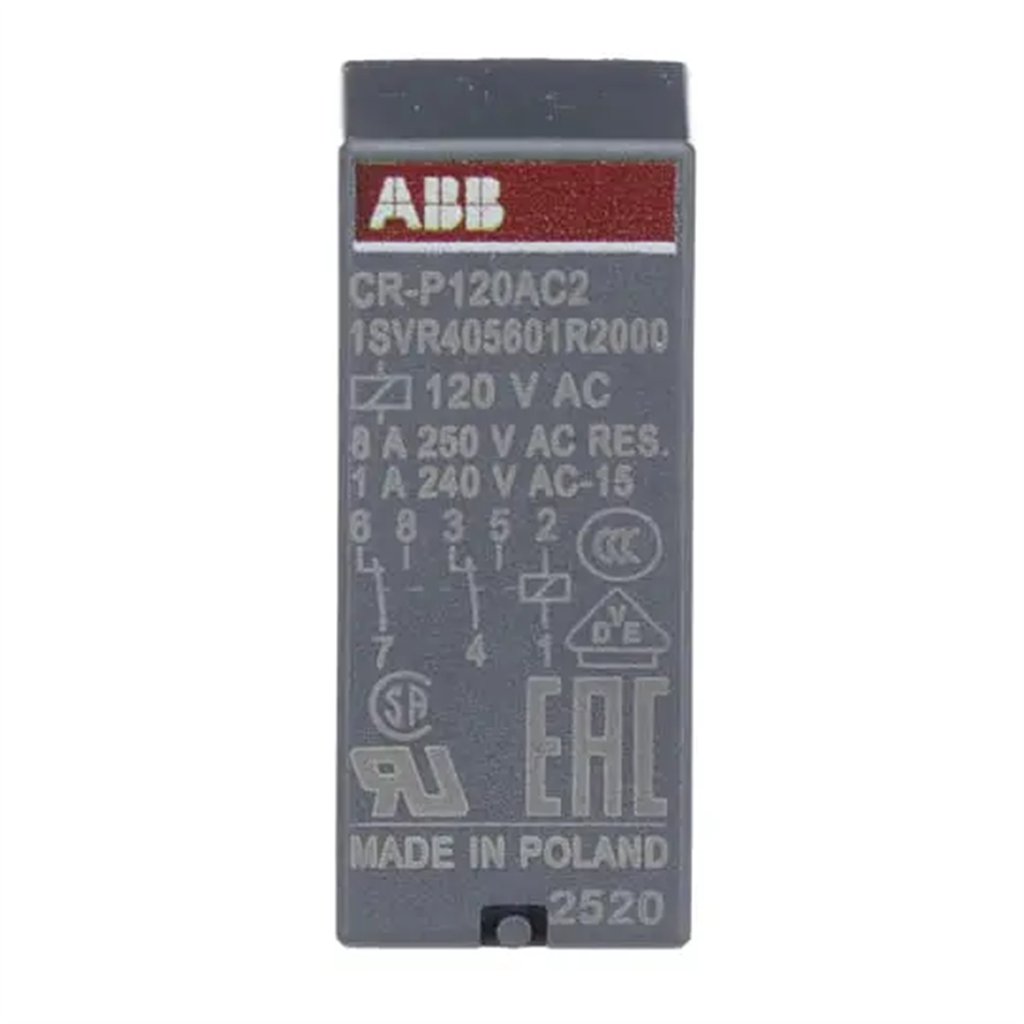 ER 526 4 1SVR405601R2000 CR-P120AC2 ABB Pluggable interface relay