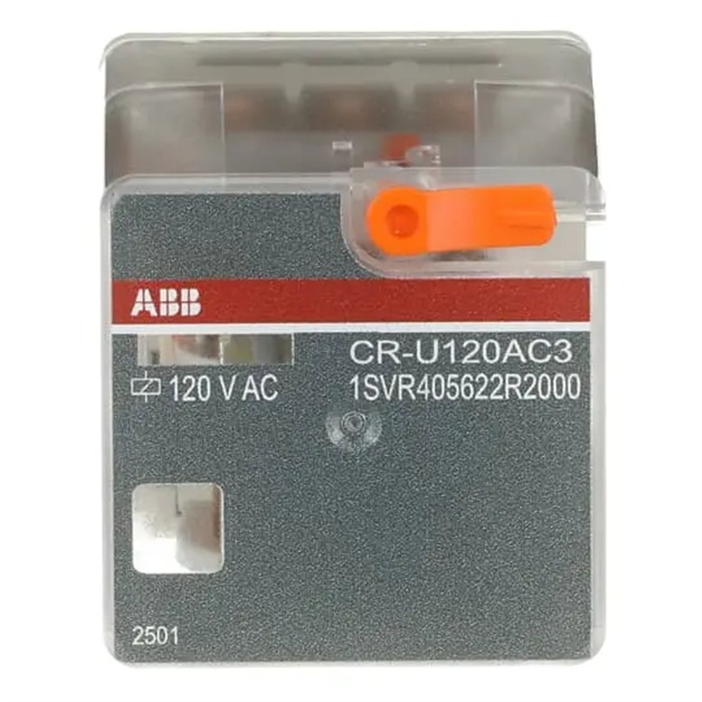 ER 654 4 1SVR405622R2000 CR-U120AC3 ABB Pluggable interface relay