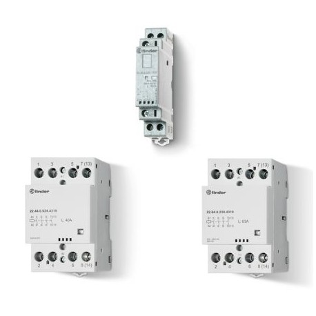 FIN223201201320PAS 223201201320PAS FINDER 22 Series Modular contactors 25 40 63 A