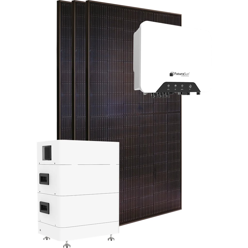 FIT73E002 Futurasun - Photovoltaic Kit 4.6 KW Panels + single-phase inverter + batteries