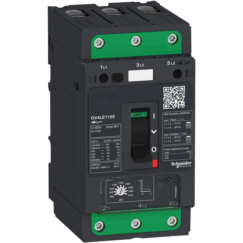 SCHNEIDER ELECTRIC GV4LE115S Motor protection circuit-breakers
