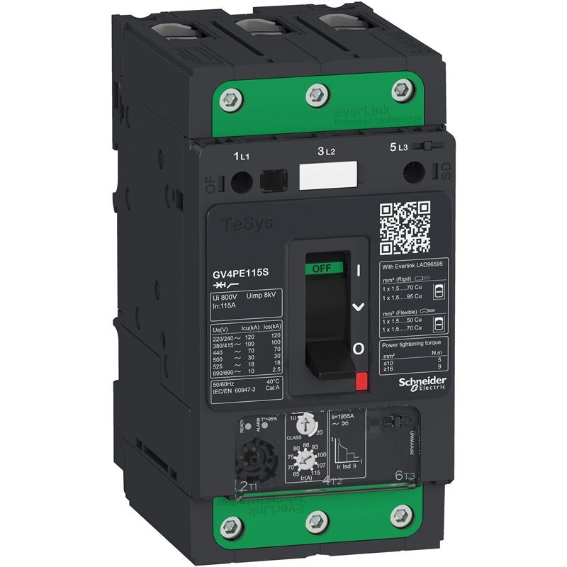 SCHNEIDER ELECTRIC GV4PE115S Motor protection circuit-breakers