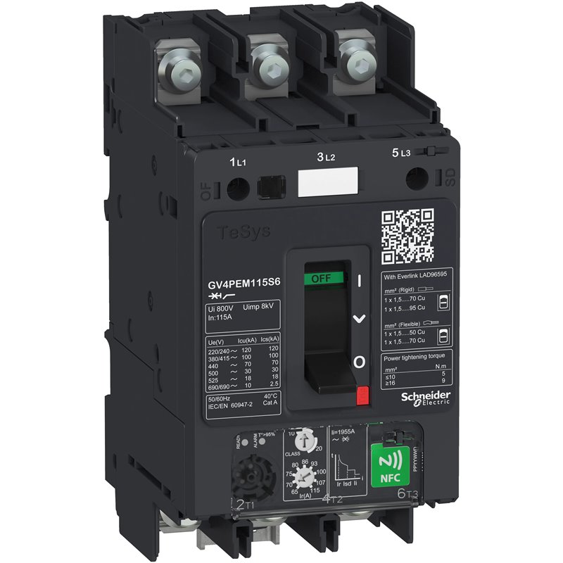SCHNEIDER ELECTRIC GV4PEM50B6 Motor protection circuit-breakers