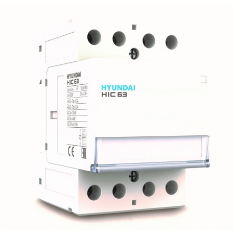 HYUHIC2540NSX024 HIC25-40NSX024 HYUNDAI Contactor modular 25A 4NO+0NC 24V AC