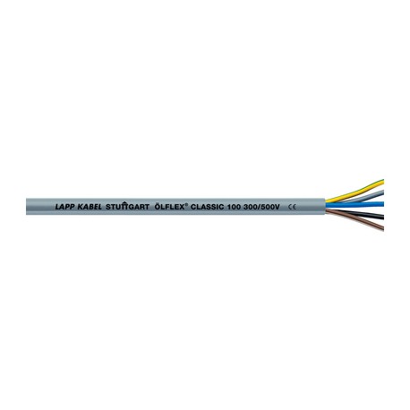 LAP0010006 0010006 ÖLFLEX CLASSIC 100 300/500V 8G0,5 LAPP ÖLFLEX CLASSIC 100 300/500V 8G0,5