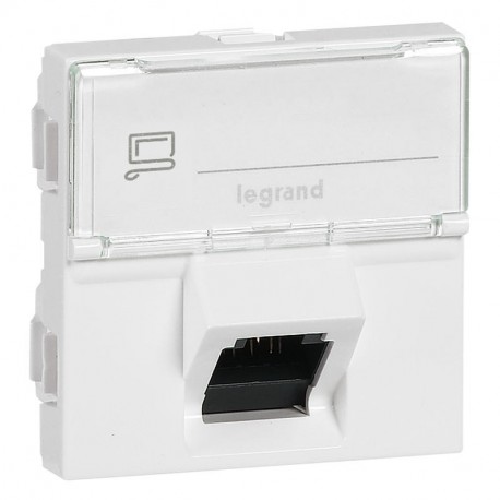 LEG076508 076508 LEGRAND MO-BAS RJ45 CAT6A STP 45 2M BL