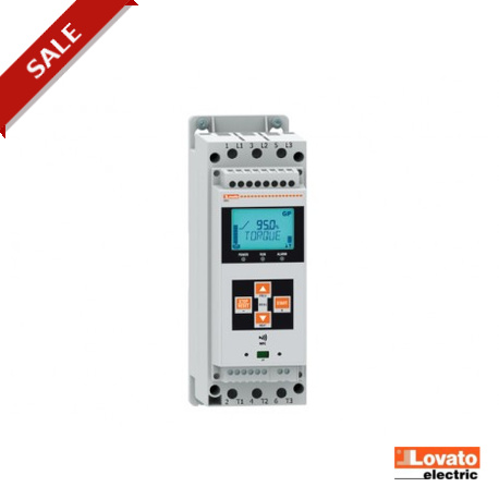 LOVADXL0060 ADXL0060 LOVATO SOFT STARTER, ADXL… TYPE, WITH INTEGRATED BY-PASS RELAY. AUXILIARY SUPPLY 100...240VAC. RATE..