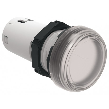 LOVLPMLM7 LPMLM7 LOVATO LED INTEGRATED MONOBLOCK PILOT LIGHT, STEADY LIGHT Ø22MM PLATINUM SERIES, TRANSPARENT, 230VAC