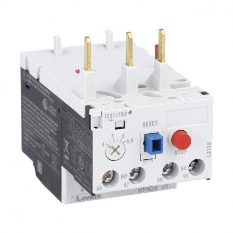 LOVRFN380250 RFN380250 LOVATO MOTOR PROTECTION RELAY, NON PHASE FAILURE / NON SINGLE PHASE SENSITIVE. THREE POLE (THREE P..