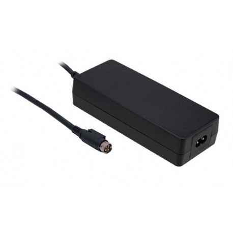 MEAGSM120B20R7B GSM120B20-R7B MEANWELL AC-DC Medical Desktop Adaptor, Output 20VDC/6A, AC 2 Pole IEC inlet, EN60601 2xMOPP