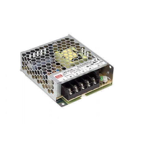 MEALRS3524 LRS-35-24 MEANWELL AC-DC Single output enclosed power supply, Universal AC input, Output 24VDC / 1.5A, Up to..