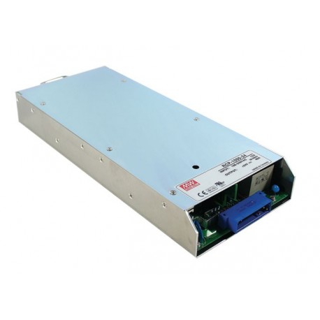 MEARCP100048C RCP-1000-48-C MEANWELL AC-DC 19 inch rack power supply with PFC, Output 48VDC / 21A, 1U profile, Current sha..
