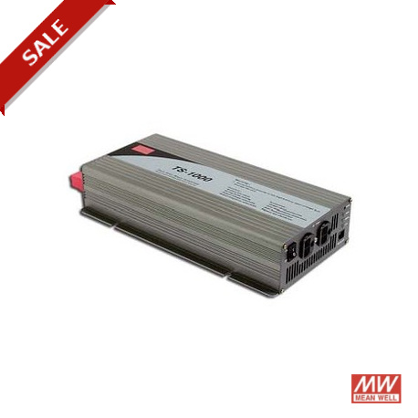 MEATS1000212C TS-1000-212C MEANWELL True Sine Wave DC-AC Power Inverter, battery 12VDC, Output 230VAC, 1000W, Australia AC..