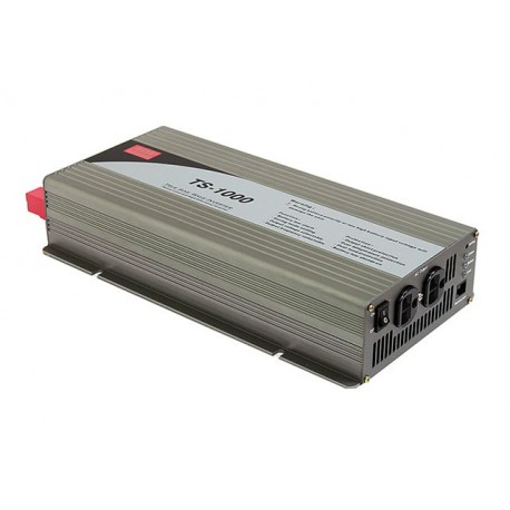 MEATS1000248B TS-1000-248B MEANWELL True Sine Wave DC-AC Power Inverter, battery 48VDC, Output 230VAC, 1000W, EU AC Output..