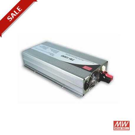 MEATS1500112A TS-1500-112A MEANWELL True Sine Wave DC-AC Power Inverter, battery 12VDC/150A, Output 110VAC, 1500W, USA AC ..