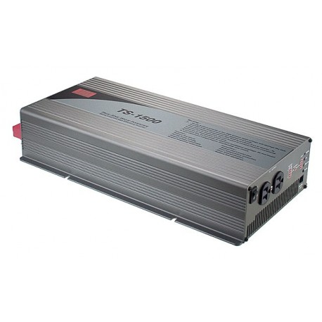 MEATS1500248B TS-1500-248B MEANWELL True Sine Wave DC-AC Power Inverter, battery 48VDC, Output 230VAC, 1500W, EU AC Output..