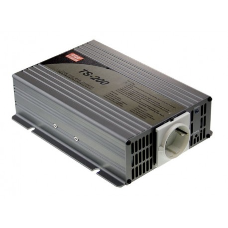 MEATS200248B TS-200-248B MEANWELL True Sine Wave DC-AC Power Inverter, battery 48VDC, Output 230VAC, 200W, EU AC Output r..