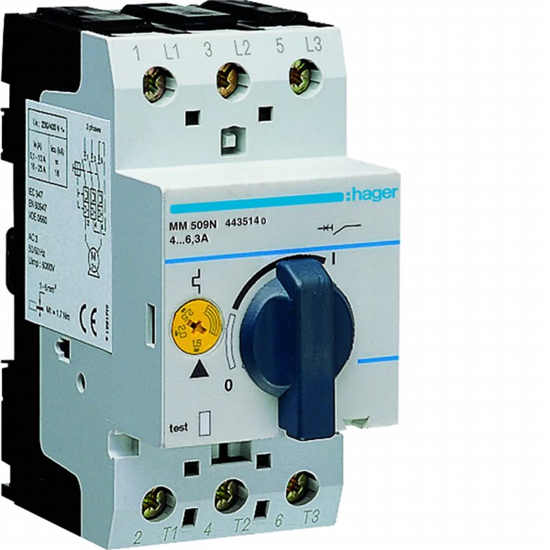 HAGER MM509N Motor protection circuit-breakers