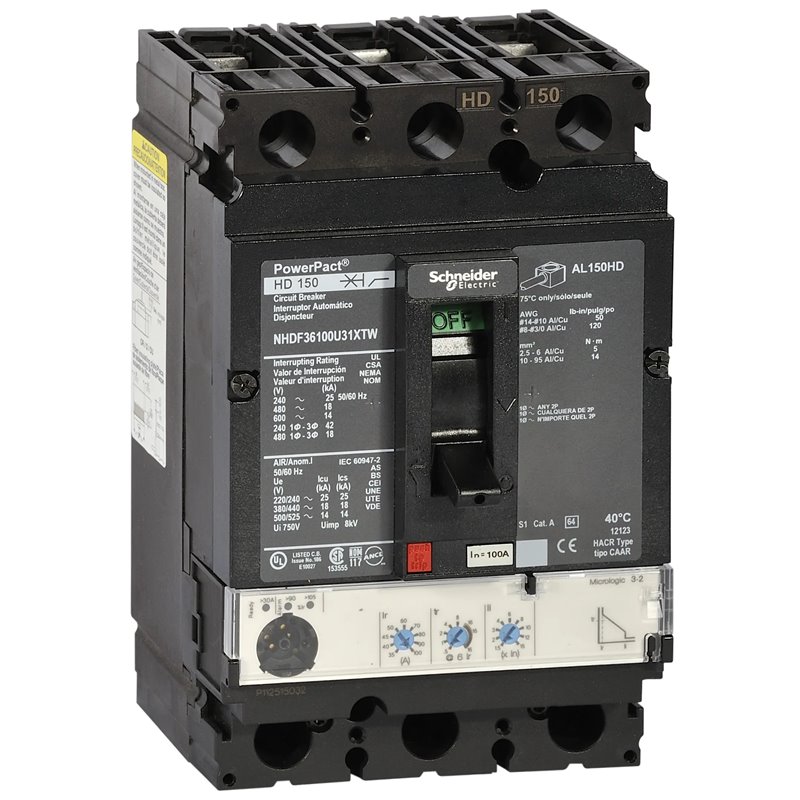 SCHNEIDER ELECTRIC NHDF36100U31XTW Motor protection circuit-breakers