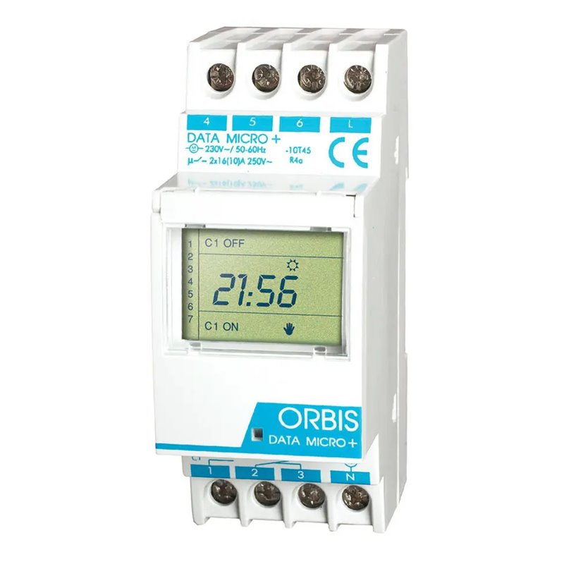 ORBIS OB171912N Digital time switches for distribution boards