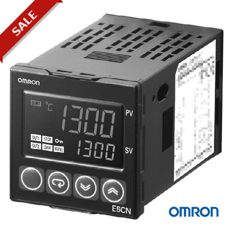 OMR243700 E5CN-R2MTD-500 AC/DC24 243700 OMRON Temperature and Process Thermocouple / Pt100 2 Alarms Relay output